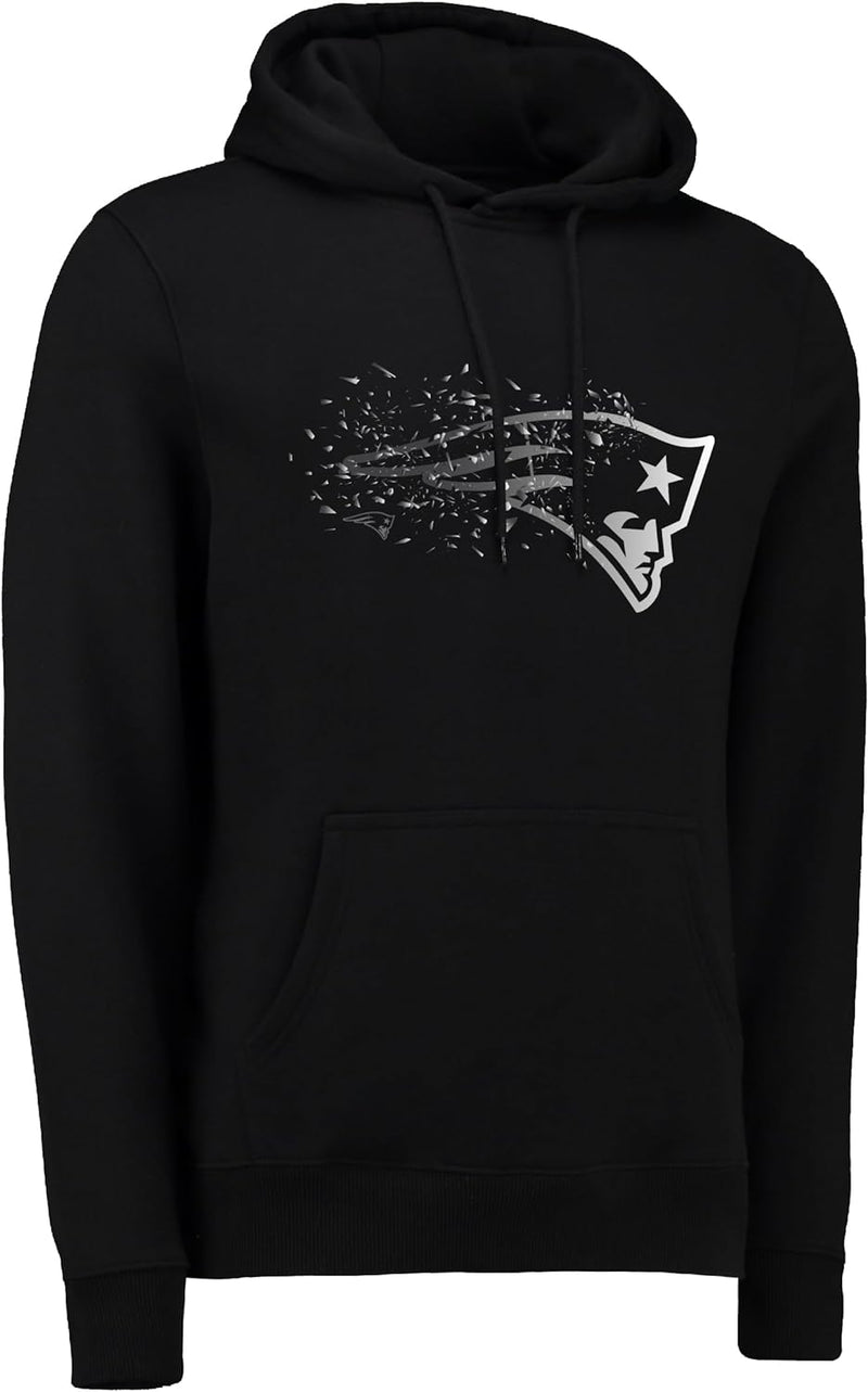 Fanatics NFL Logo Shatter Hoody New England Patriots Black/Silver 3XL Schwarz, 3XL Schwarz