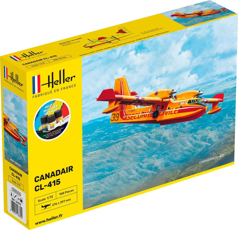 Heller 56370 Canadair CL-415 Modellbausatz, grau