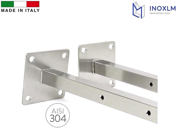 INOXLM Arme für Wäscheleine Wandtrockner Wandtrockner Made in Italy Edelstahl