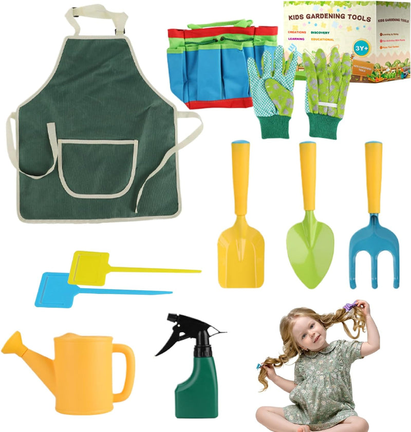 Wedhapy Kids Gardening Set Kids Gardening Tools 20pcs/Set Mini Ergonomic Kleinkind Gartenset Tragbar