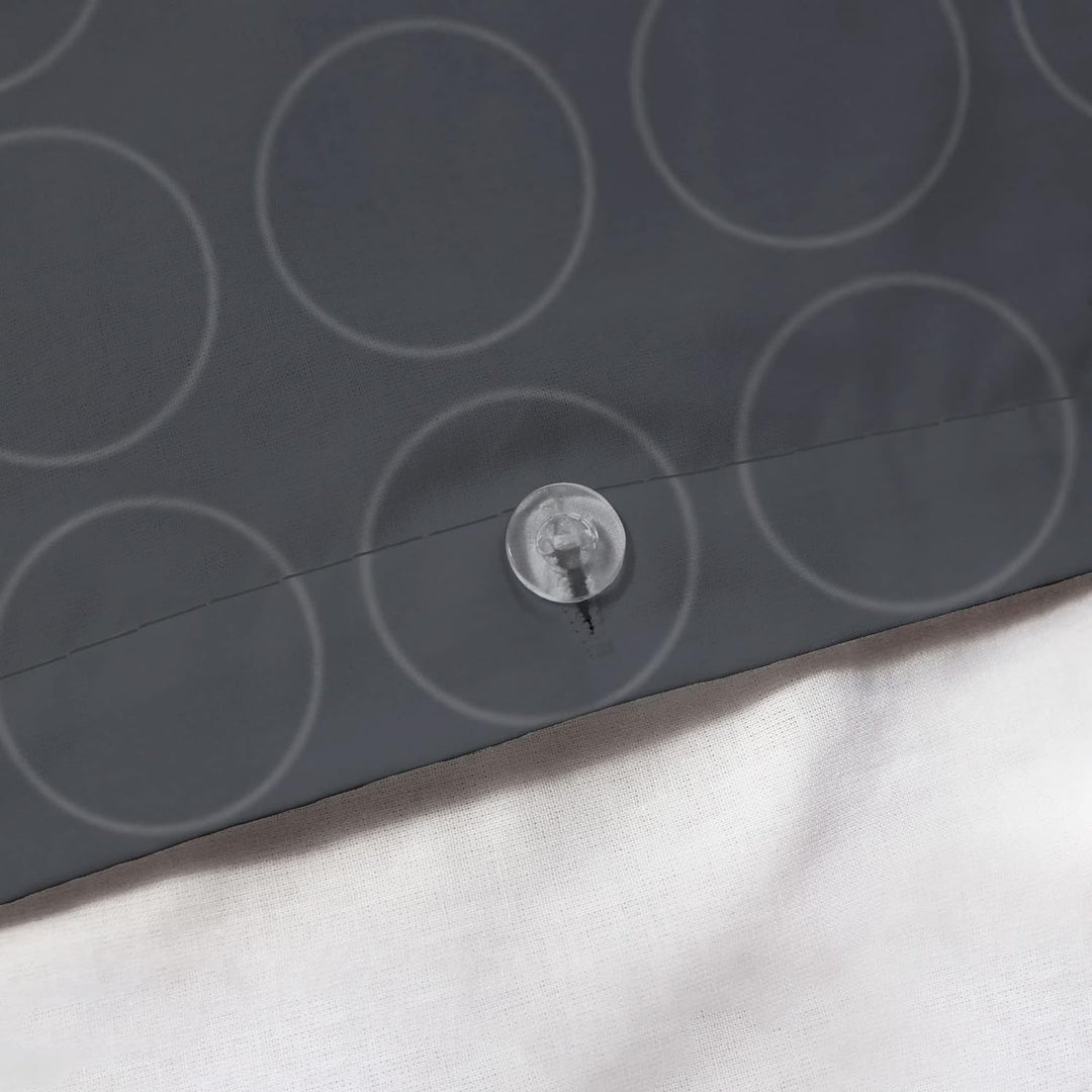 CTI Bettwäsche aus 100% Baumwolle, für Xbox Power Schwarz / Grau 140X200 Cm + 63X63 Cm, Schwarz / Gr