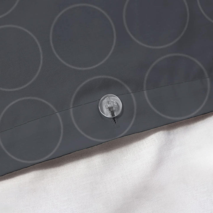 CTI Bettwäsche aus 100% Baumwolle, für Xbox Power Schwarz / Grau 140X200 Cm + 63X63 Cm, Schwarz / Gr