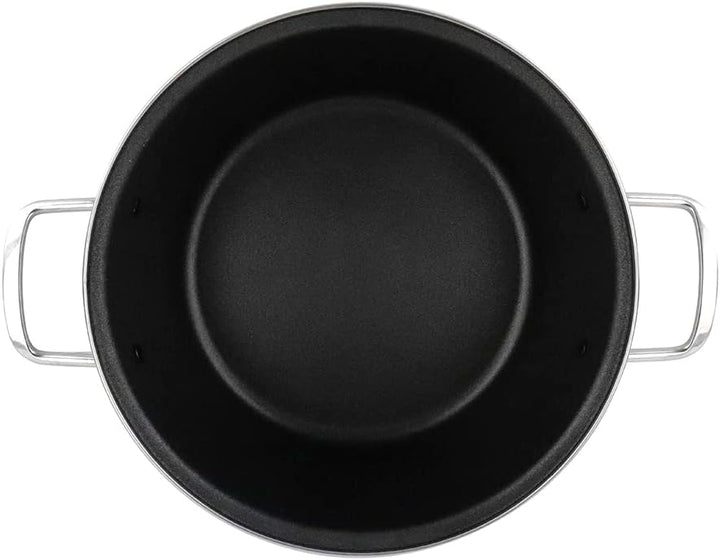 Magefesa Nordic Kochtopf 24 cm mit zweischichtiger Antihaftbeschichtung, verstärkt mit Emaille ausse