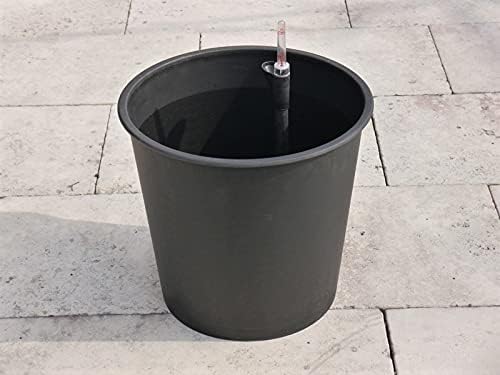 eastwest pflanzkübel Runder Pflanzeinsatz Ø42x H38cm aus Kunststoff für Fiberglaskübel, mit Bewässer