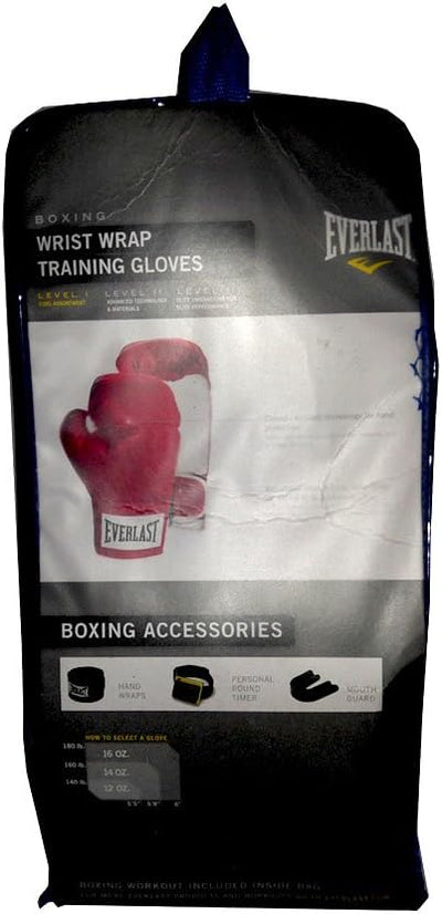 Everlast Women's Boxing Wrist Wrap Training Gloves Heavy Bag Level 1 - Red by Everlast