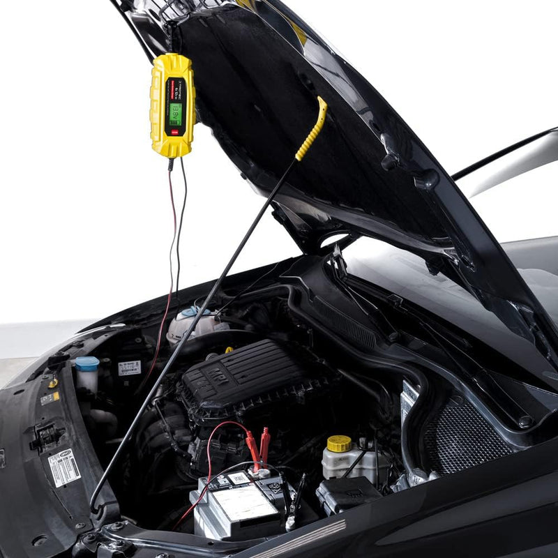 TROTEC Batterieladegerät PBCS 4A | Universal-Ladegerät, 12V-Auto-, Motorradbatterien, fahrbare Rasen