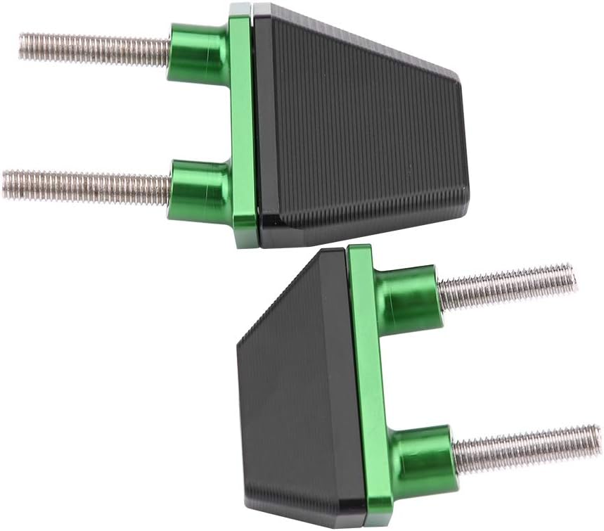 Qiilu 1 Paar Motorrad-Rahmenschieber, Rahmenschieber für fallenden Crash-Pad-Schutz für Z800 Z1000 Z