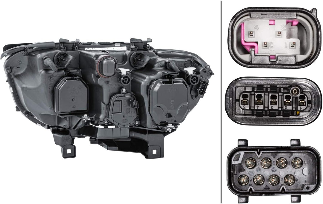 HELLA 1EL 158 076-011 Bi-Xenon/Halogen-Hauptscheinwerfer - rechts - für u.a. BMW 7 (E65, E66, E67) R