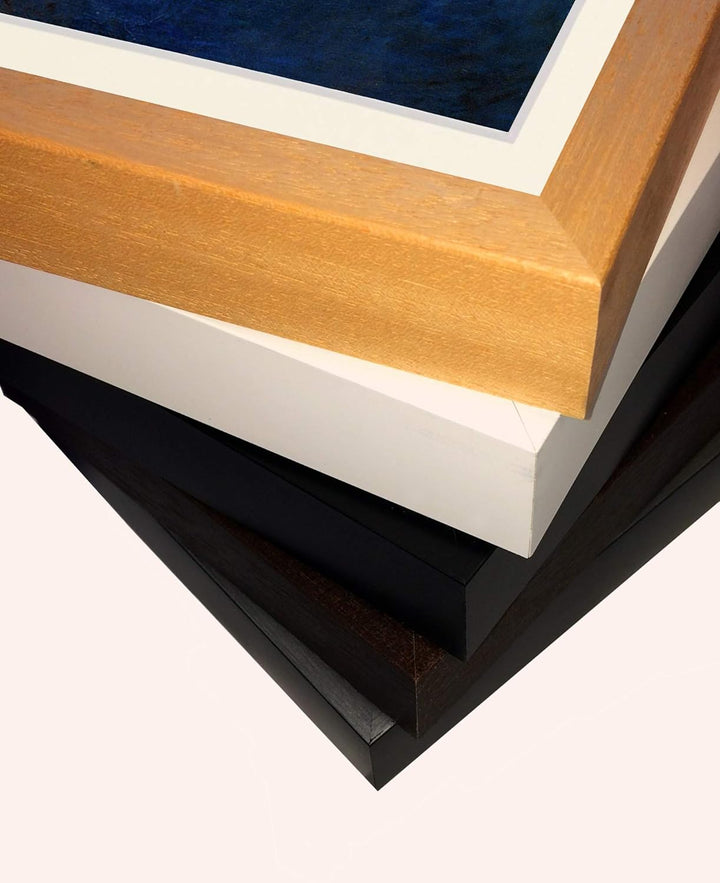 Bild mit Rahmen - Claude Monet Seerosen 80x60 cm ca. A1 - Gerahmter Kunstdruck inkl. Galerie Passepa