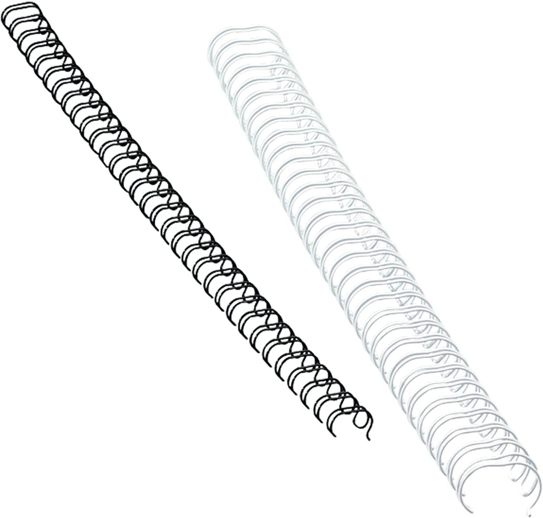 Fellowes Drahtbinderücken A4, 14mm, weiss, 100 Stück 14 mm weiss, 14 mm weiss