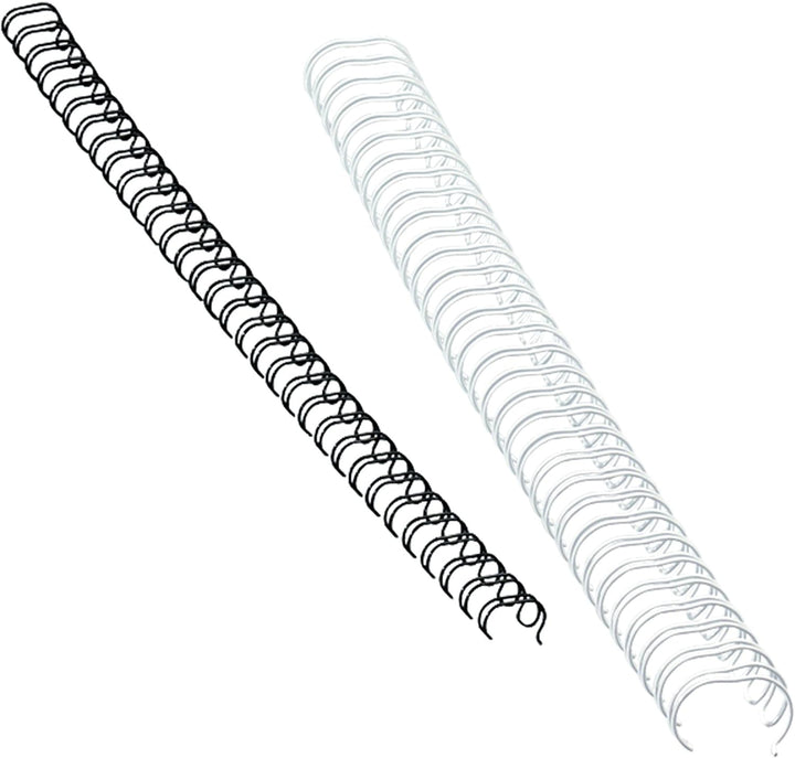 Fellowes Drahtbinderücken A4, 14mm, weiss, 100 Stück 14 mm weiss, 14 mm weiss