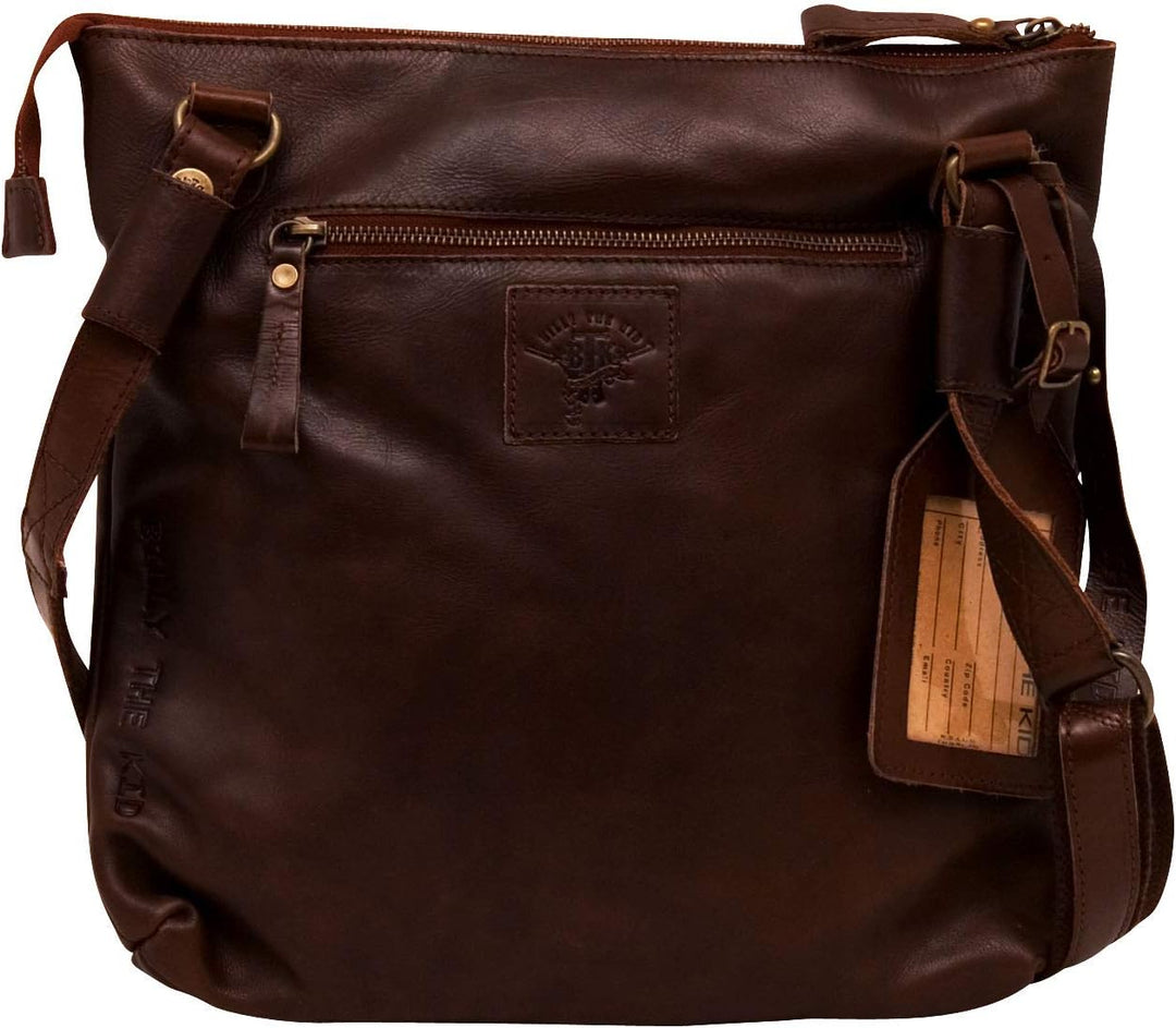Greenburry Billy the Kid Nasty Cowboys Shoulderbag Colby M497 Leder Schultertasche für Damen nut-bro