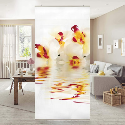 Bilderwelten Raumteiler Vivid Orchid Waters 250x120cm ohne Halterung 250x120cm without hanger, 250x1