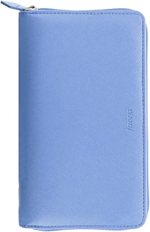Filofax 22592 Terminplaner, Personal CPT Saffiano Vista, blau Zip blau Zip Single, blau Zip Single