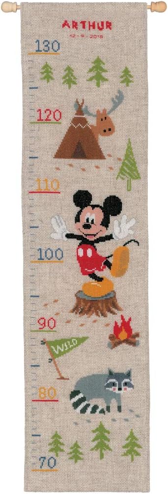 Vervaco Messlatte Disney Woodys Abenteuer, Zählmuster Zählmusterpackung, Baumwolle, Mehrfarbig, 18 x