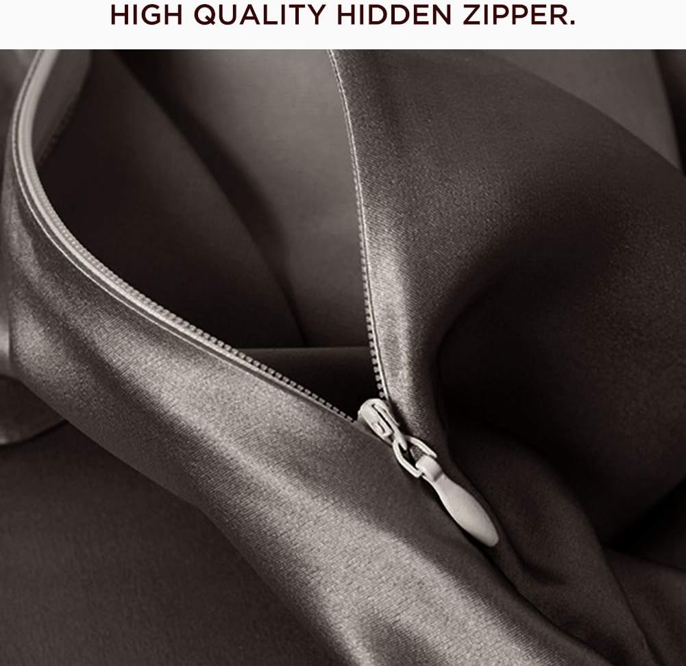 THXSILK 22 Momme Seide Kissenbezug - 100% Seide Kopfkissenbezug Sofakissenbezug Kinderwagen - Anti m
