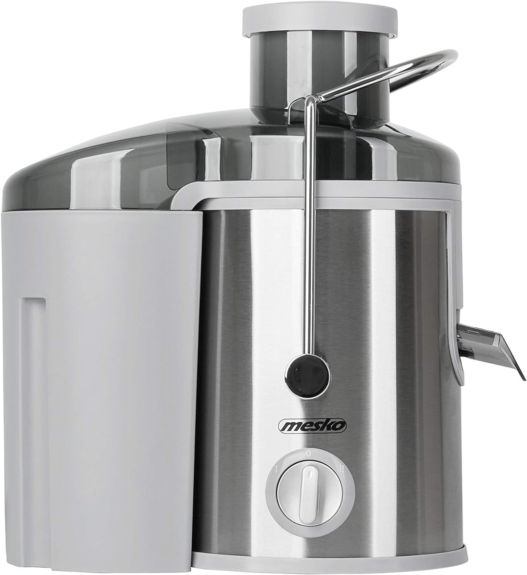 Mesko MS 4126 Entsafter für Obst und Gemüse aus Edelstahl, Saft/Juice Maschine, 65mm breiter Einlass