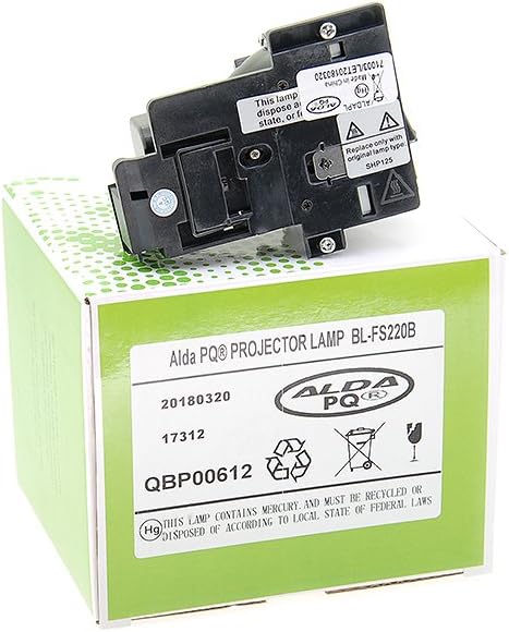 Alda PQ-Premium, Beamerlampe/Ersatzlampe kompatibel mit BL-FS220B für OPTOMA TW1692, TX7156 Projekto