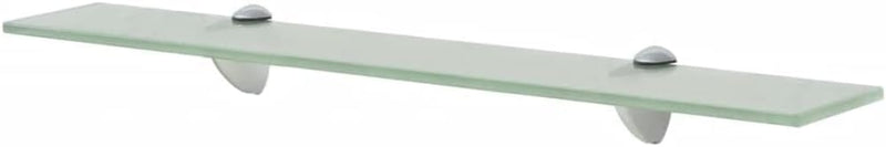 FIRBNUS 2 Stück Wall Shelf Regalbrett 60x20x0,8 cm Bad Regal Glas Schwebend für Wohnzimmer Badezimme