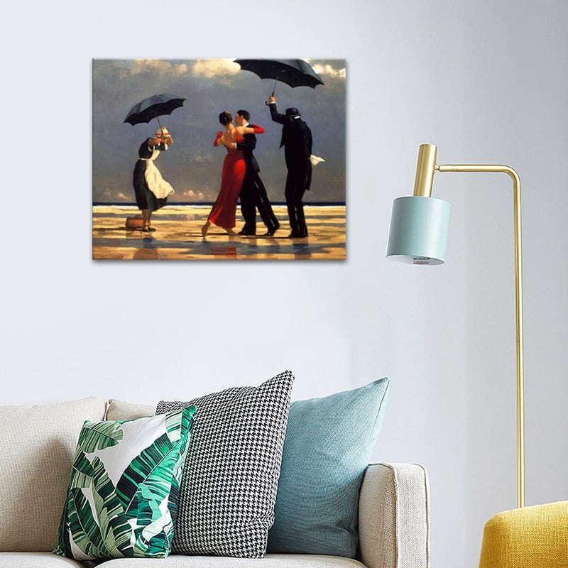 ZHONGYUTONG Der singende Butler von Jack Vettriano Leinwand Kunstdruck Gemälde Jack Vettriano Wand B