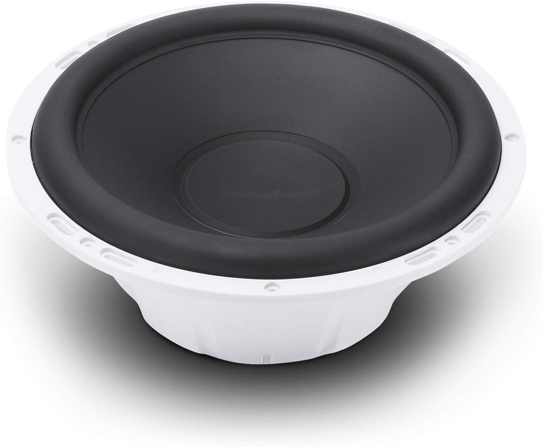 ROCKFORD FOSGATE RM112D4 - 30m Marine/Outdoor/Boot Subwooer-Chassis Weiss