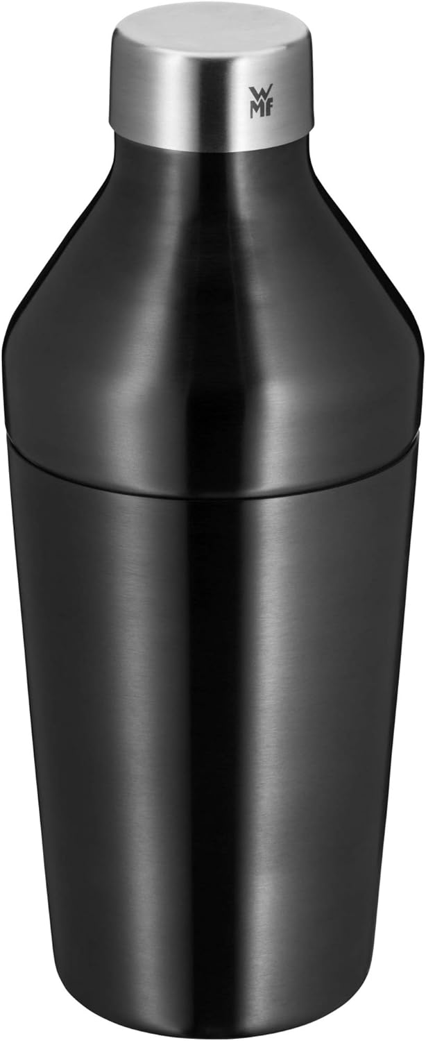 WMF Baric Shaker, Edelstahl Cocktail Shaker mit integriertem Barsieb, Höhe 23 cm, spülmaschinengeeig