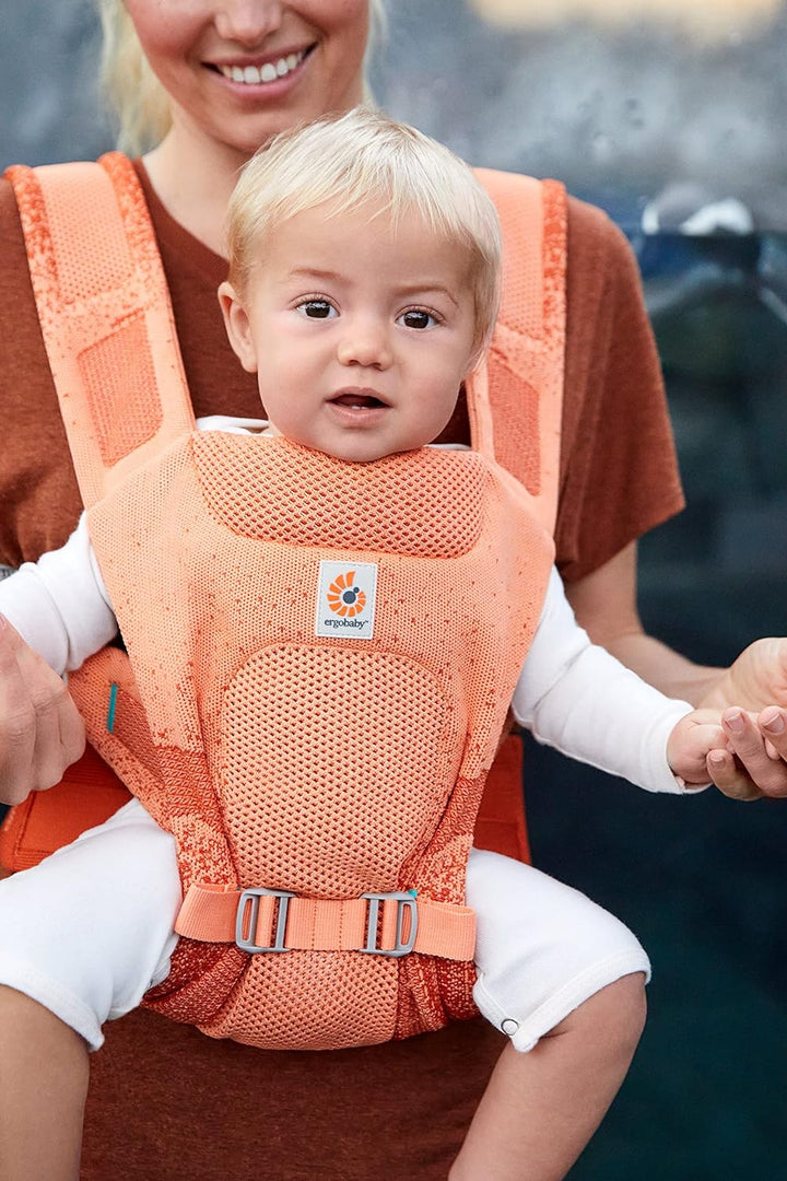 Ergobaby Aerloom Babytrage für Neugeborene bis zum Kleinkind, 3-Positionen Ergonomische Babybauchtra