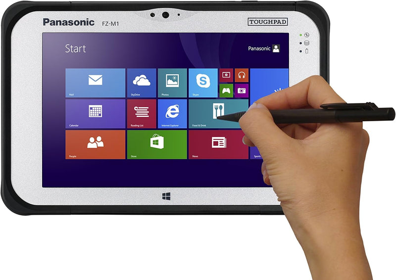 Panasonic Toughpad FZ-M1 128 GB 4 G Schwarz, Silber – Tablets (Mini-Tablet, IEEE 802.11 ac, Windows,