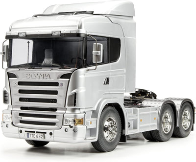 TAMIYA TMYTAM56323 300056323 - Scania R620 Highline,ferngesteuerte 3Achs LKW Zugmaschine, 1:14, Baus