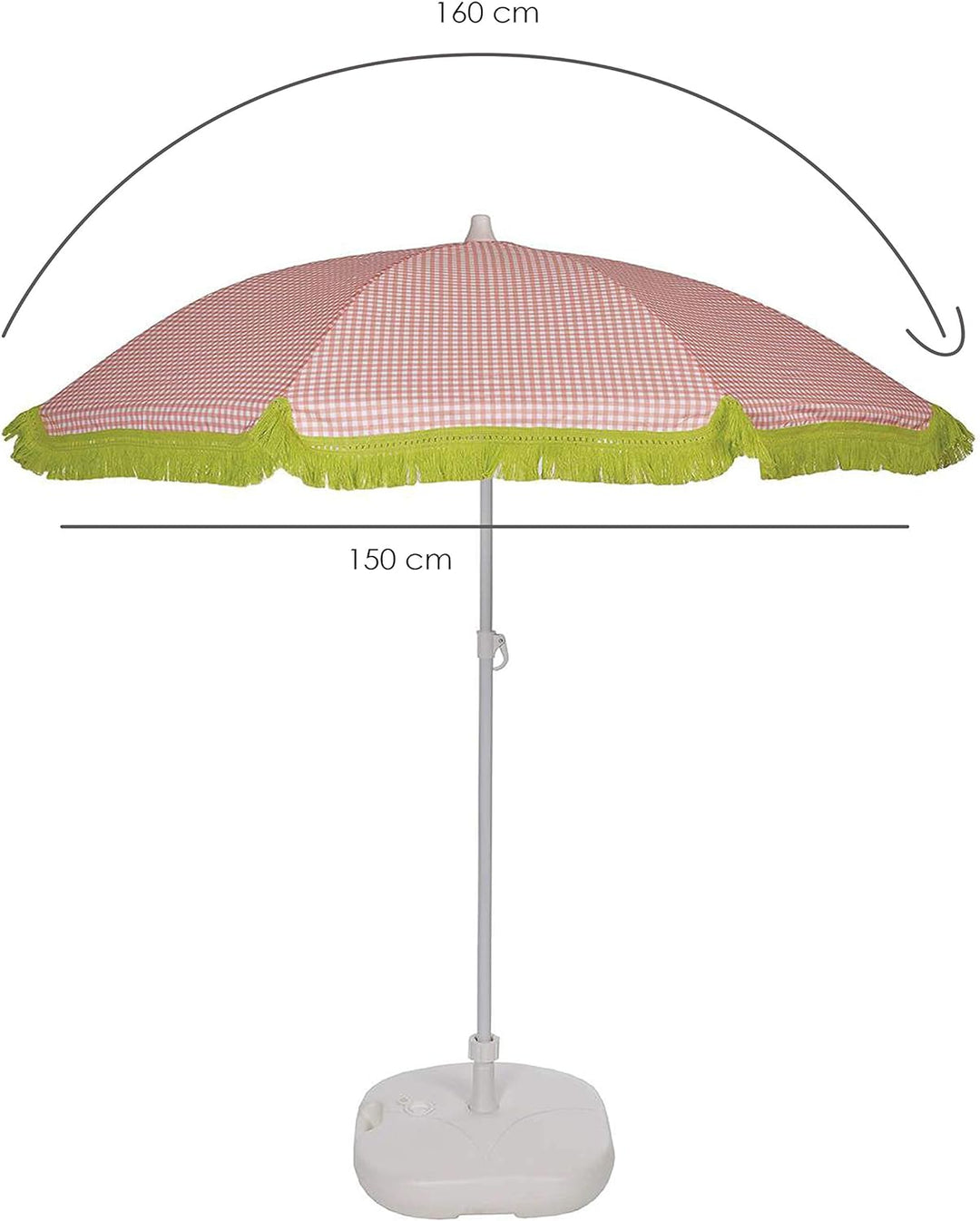 EZPELETA Sonnenschirm Bora Bora für Strand, Terrasse und den Garten, faltbar und tragbar, Sonnenschu