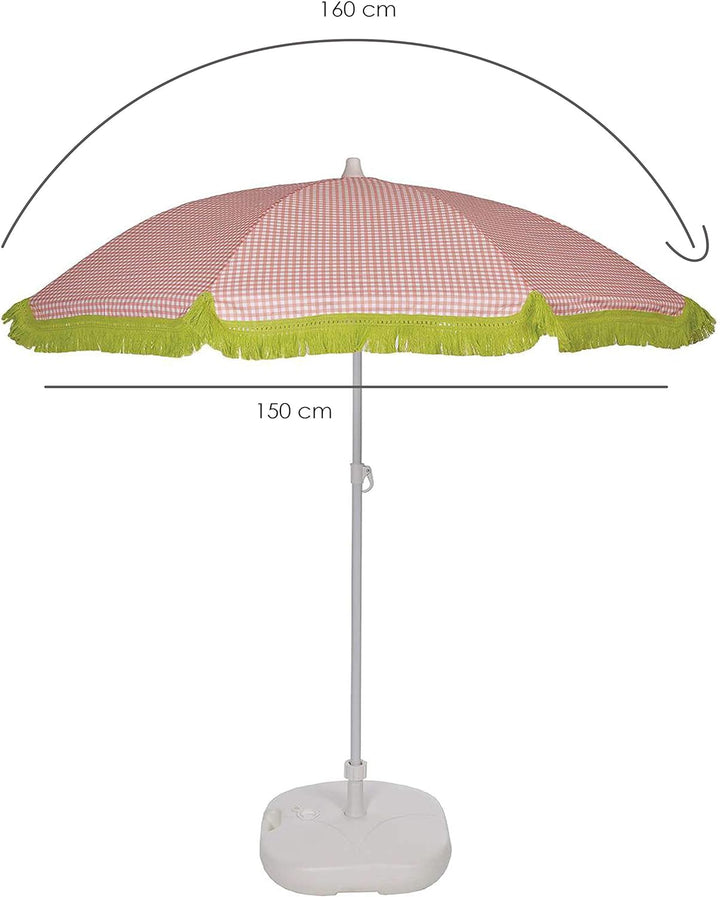 EZPELETA Sonnenschirm Bora Bora für Strand, Terrasse und den Garten, faltbar und tragbar, Sonnenschu