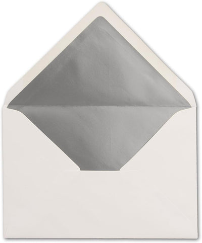 Kuverts Weiss - 75 Stück - Brief-Umschläge DIN C6-114 x 162 mm - 11,4 x 16,2 cm - Nassklebung - matt