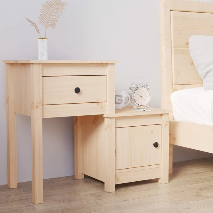 Tidyard Nachttisch mit Schublade und 1 Fach Nachtschrank Nachtkonsole Nachtkommode Schlafzimmer Schr