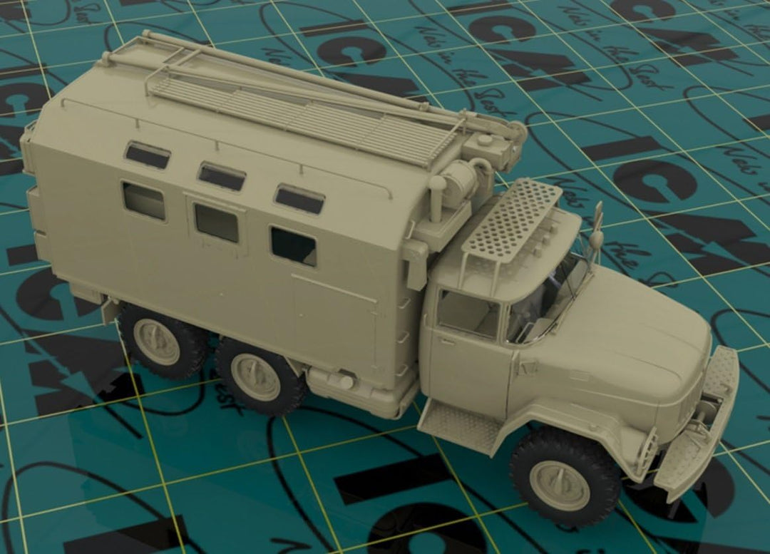 ICM 35520 Modellbausatz ZiL-131 MTO-at, Schwarz