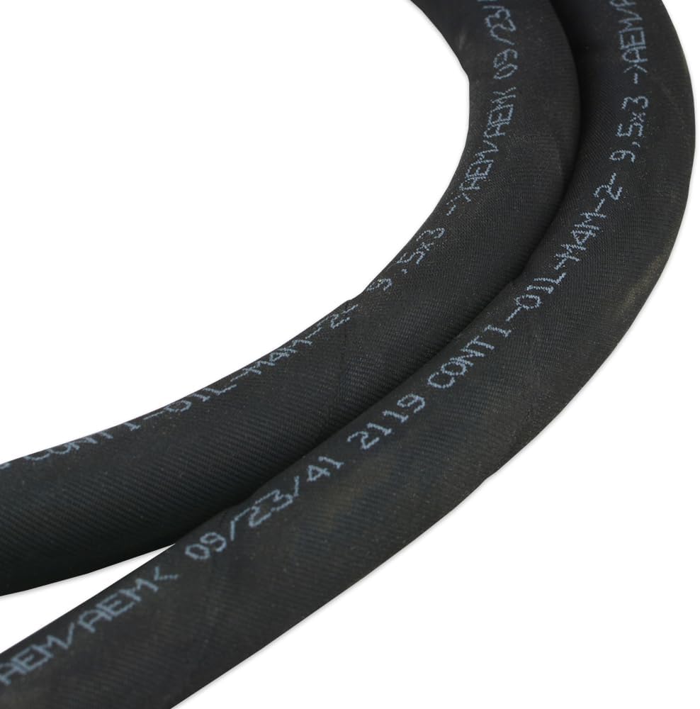 Fittingteile - Meterware Hitzebeständige Gummischläuche OLN M4M (bis +135°C) für Druckluft Vakuum Sc