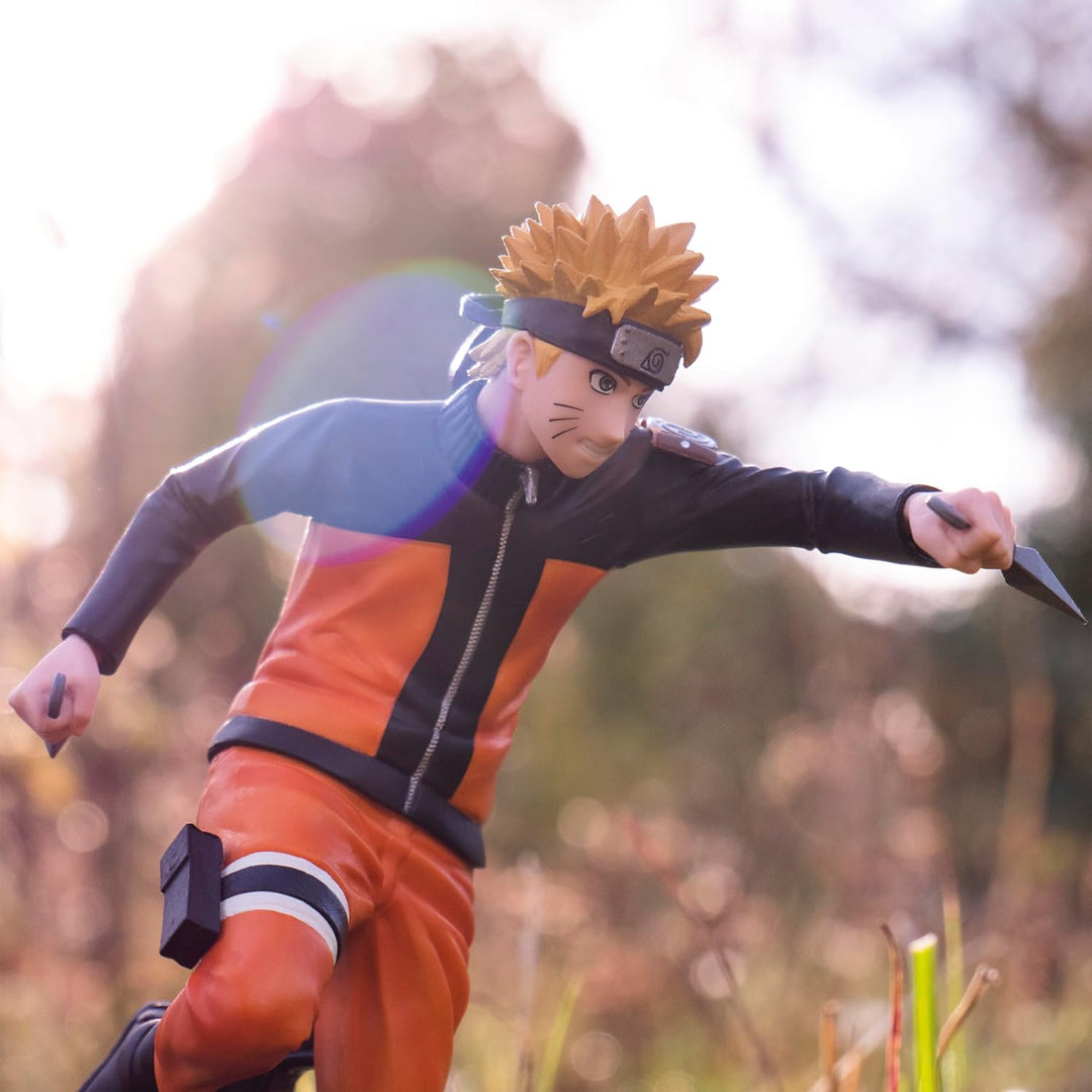 ABYSTYLE Studio Naruto Uzumaki SFC Figure010 Collection 16,5 cm gross Sammelfigur mit 2 Kunais Anime