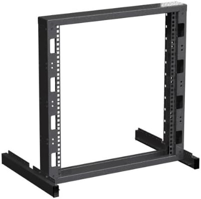 Rack Magic - 12HE 19" Rackstand - Schwarz - 19 Zoll Rack Gestell - Serverschrank - Rack Schrank
