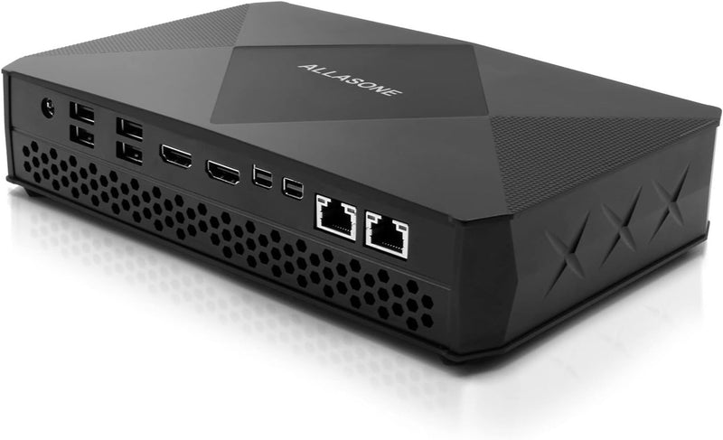 ALLASONE Mini PC Windows 10 Core i7 8709G, Mini PC Gaming RX Vega M GH Grafik, Mini Computer 32GB DD