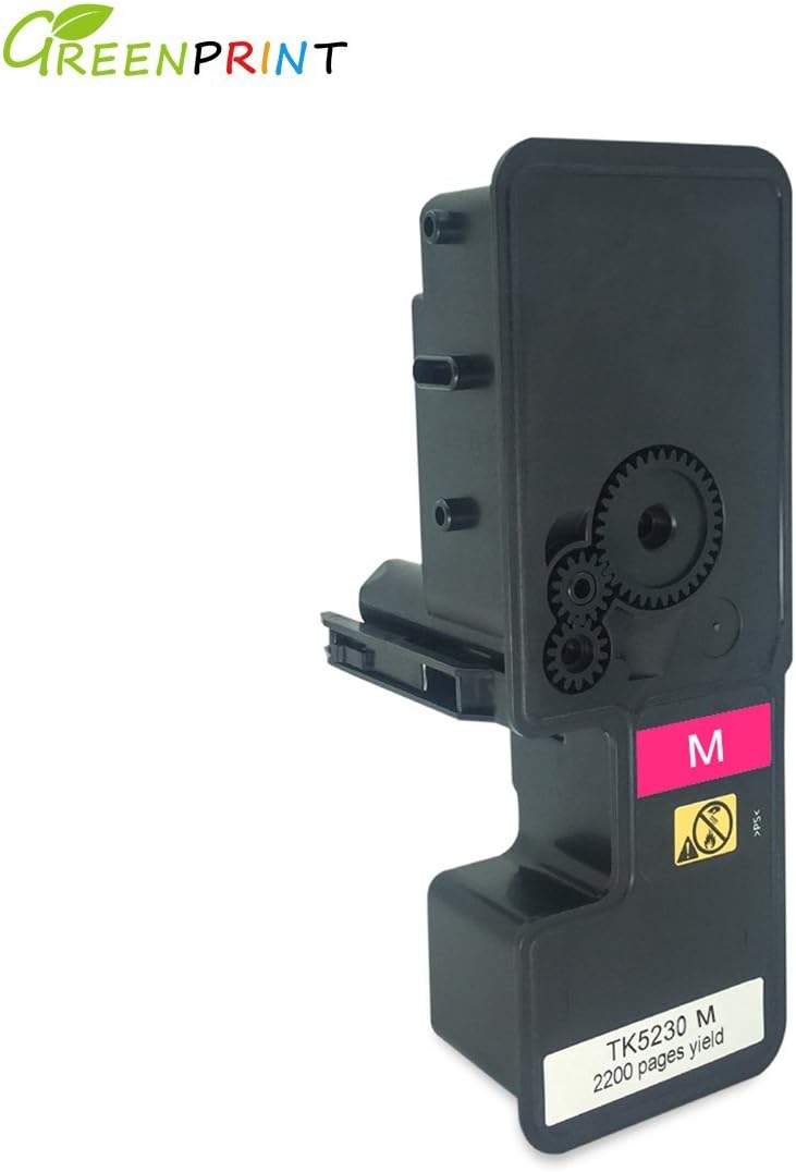 GREENPRINT 4 Farben TK5230 TK-5230 TK 5230 Kompatible Tonerkartusche 2600 Seiten für Schwarz & 2200