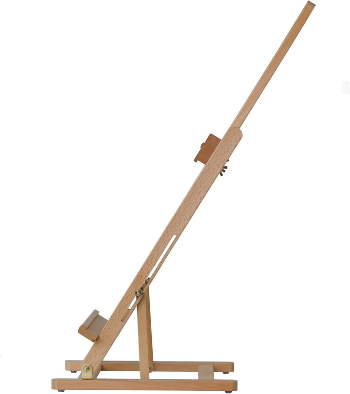Staffelei Grosse Tischstaffelei Malstaffelei aus Buche für Leinwand bis 62 cm hoch