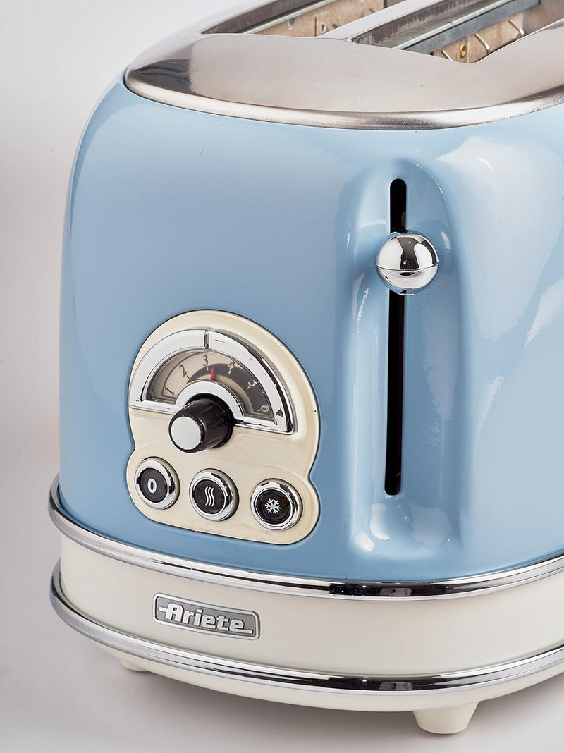 Ariete, 2869 Vintage, elektrischer Wasserkocher aus Edelstahl, 1,7 Liter, für Wasser, Tee und Kräute