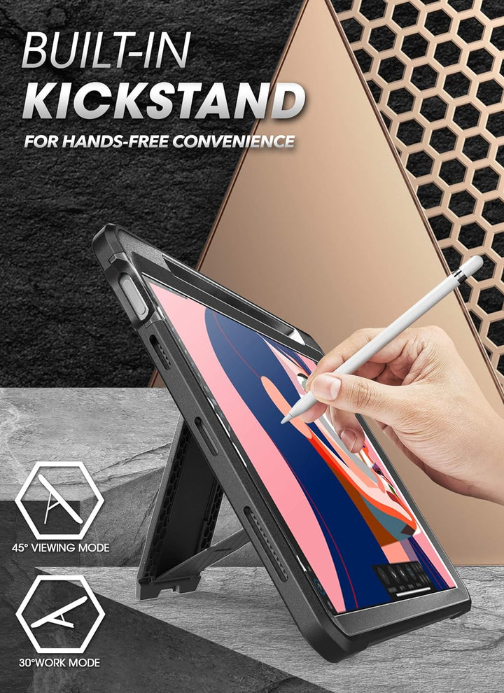 SupCase Hülle für iPad Air 5/4 (2022/2020) 10.9 Zoll Case Bumper Schutzhülle 360 Grad Cover [Unicorn