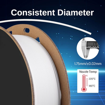 SainSmart GT-3 Mattes PLA Filament 1,75mm, bis zu 500mm/s, Schneller Druck, Hochwertiges 3D-Drucker