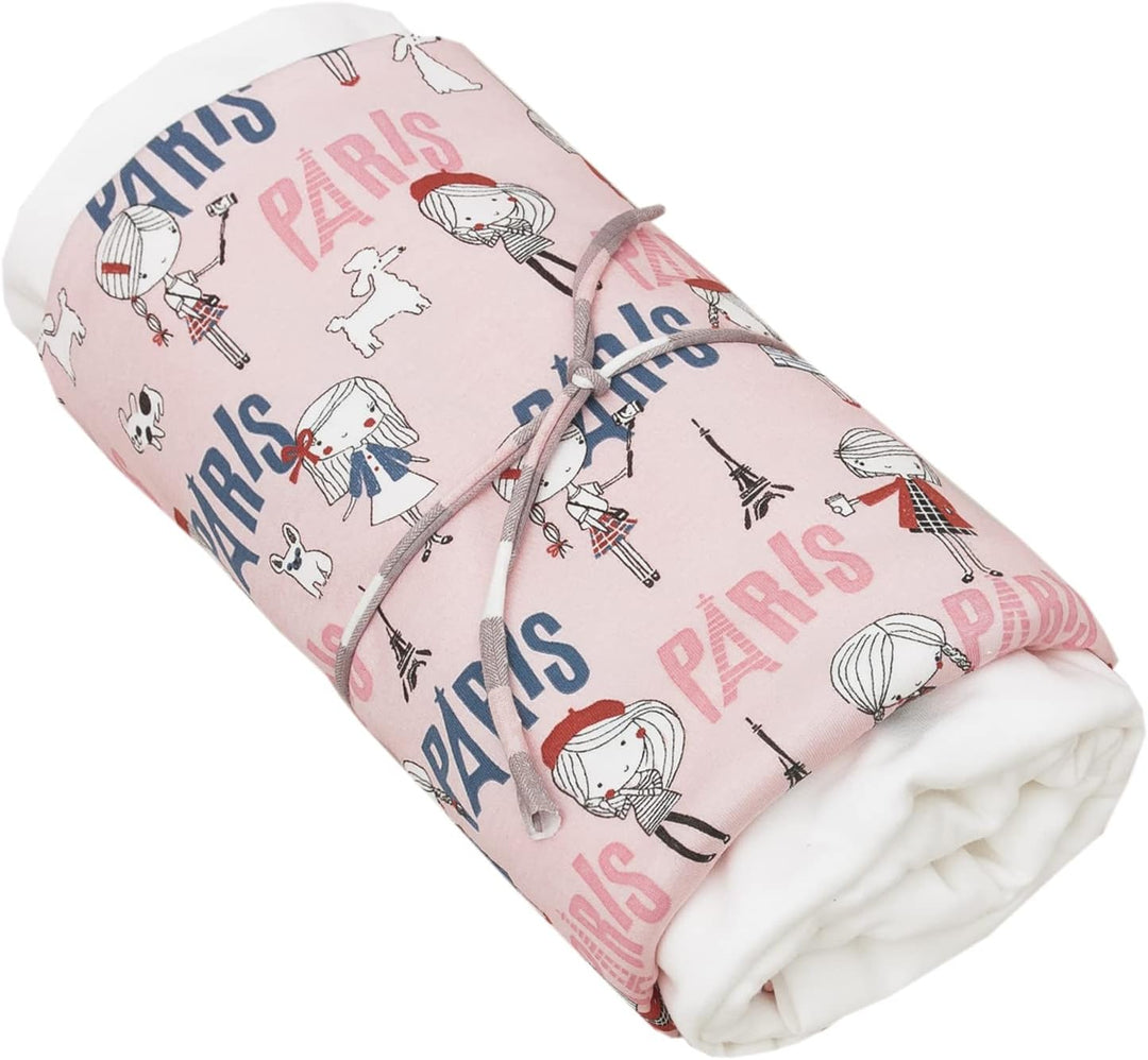 1buy3 Duo-Set Jersey Stoff Gemustert zum nähen | 92% Baumwolle, 8% Elasthan | Kinderstoff | Baumwoll