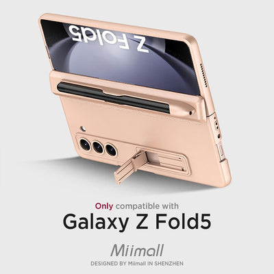 Miimall Kompatibel mit Samsung Galaxy Z Fold 5 Hülle, Fold 5 Hülle mit Stifthalter [Magnetischer Sch