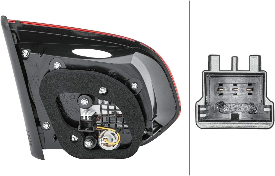 HELLA 2TZ 010 409-141 Heckleuchte - LED - innerer Teil - rechts - für u.a. VW Golf VI (5K1) - GTD, G