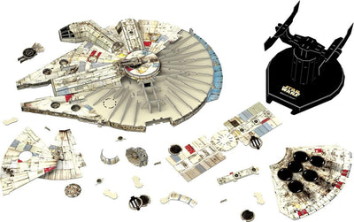 Revell Star Wars Kartonmodellbausatz I Detailgetreuer Modelbausatz des Millennium Falcon I für Jung