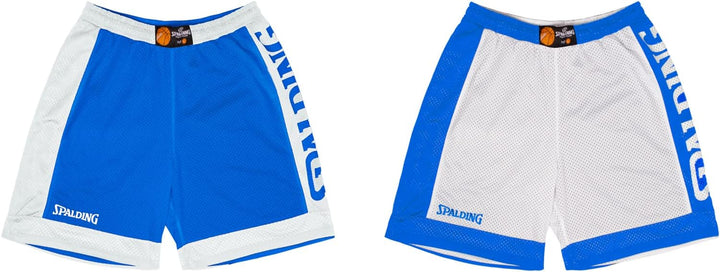 Spalding - Reversible Shorts - Basketball Shorts - Blau/Weiss - Sportbekleidung - Sport - Atmungsakt