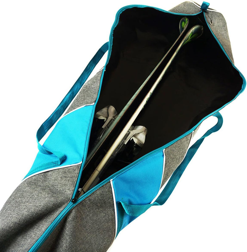 Ferocity Skitasche Skisack für 1 Paar Ski 170 cm Lang Ski Bag LEN [053] Len Turquoise, Len Turquoise