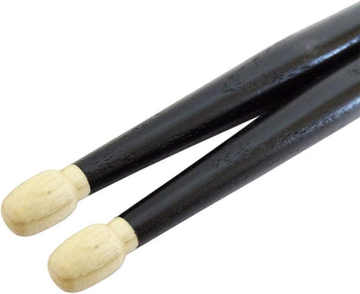 keepdrum 5A Black Hickory Drumsticks Schlagzeug-Stöcke Schwarz 12 Paar 12 Paar 5AB, 12 Paar 5AB